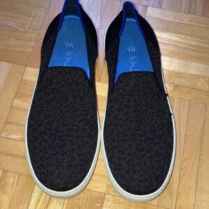 Rothy’s The Original slip on sneakers black/brown size 8